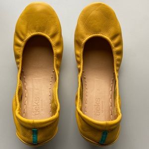 Mustard Yellow Like New Tieks.